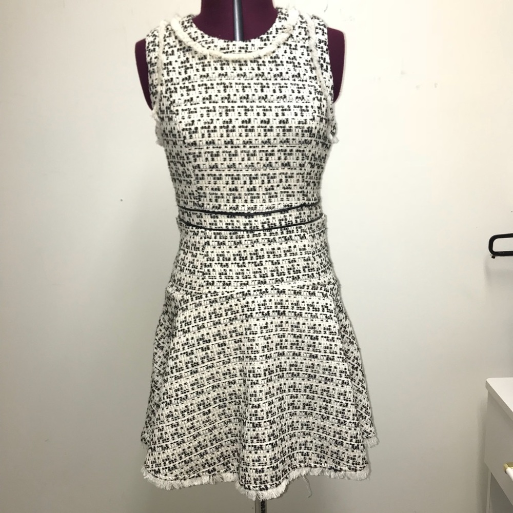 Ark & Co. tweed fit and flare dress